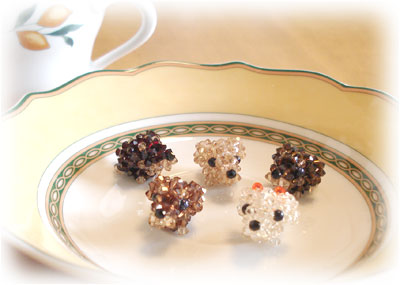 ビーズのダックスフンド達