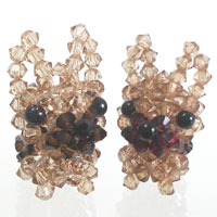 Swarovski bead and Acrylic bead