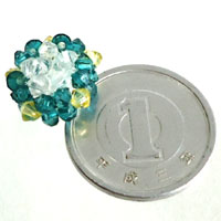 Coin(2cm in dia.) in Japan and Ring